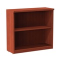  | Alera ALEVA633032MC 31.75 in. x 14 in. x 29.5 in. Valencia Series 2-Shelf Bookcase - Medium Cherry image number 0