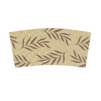 World Centric Hot Cup Sleeves Fits 10/12/16/20 oz Cups - Natural (1000/Carton)