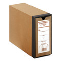 Office Jansan | Globe-Weis B50H 11 in. x 8.5 in. 3.13 in. Capacity 2 Rings COLUMBIA Recycled Binding Cases - Kraft image number 0