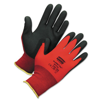 North Safety NF11/10XL NorthFlex Red Foamed PVC Gloves - Red/Black Size 10/X-Large (1-Dozen)