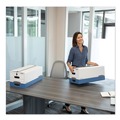  | Bankers Box 0070503 15.25 in. x 19.75 in. x 10.75 in. STOR/FILE Medium-Duty Strength Storage Boxes for Legal Files - White/Blue (4/Carton) image number 6