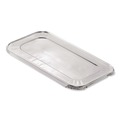 Food Trays, Containers, and Lids | Handi-Foil HFA 403025 6.4 in. x 12.7 in. x 0.5 in. Steam Pan Foil Lids for One-Third Size Pan (200/Carton) image number 1