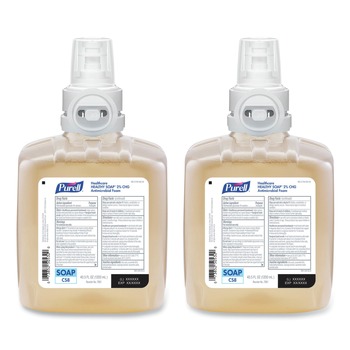 PURELL 7881-02 Healthy Soap 2.0 Percent CHG Antimicrobial Foam Refill for CS8 Dispensers - Fragrance-Free (2/Carton)