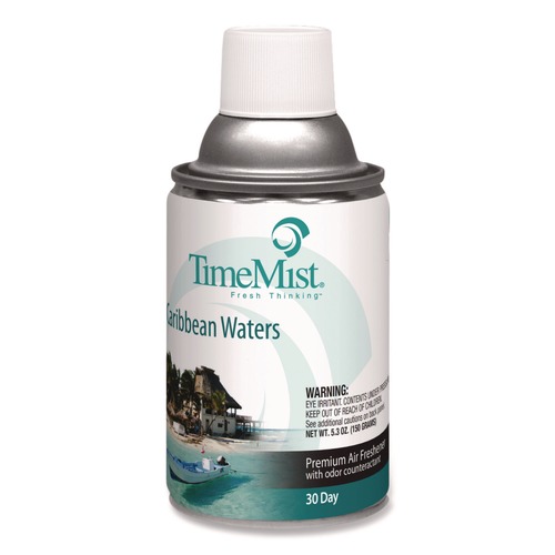 Cleaning & Janitorial Supplies | TimeMist 1042756 7.1 oz Premium Metered Air Freshener Refill - Caribbean Waters image number 0