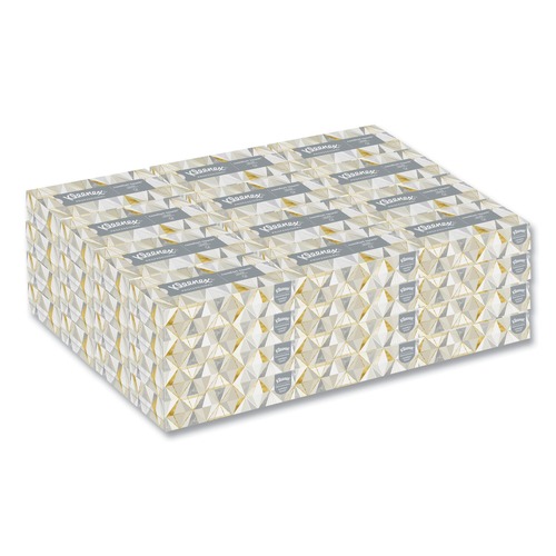 Tissues | Kleenex 21606CT 2-Ply Flat Box 8.3 in. x 7.8 in. Facial Tissues - White (48 Boxes/Carton, 125 Sheets/Box) image number 0