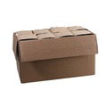 Cutlery | Paterson NG04260 9 in. x 9 in. 1-Ply Beverage Napkins - Black (4000/Carton) image number 1