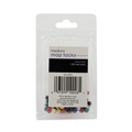 Office & Office Supplies | Advantus MTA 0.38 in. Plastic Map Tacks - Assorted (100/Box) image number 1