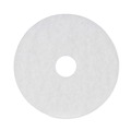 Floor Cleaners | Boardwalk BWK4016WHI 16 in. Polishing Floor Pads - White (5/Carton) image number 0