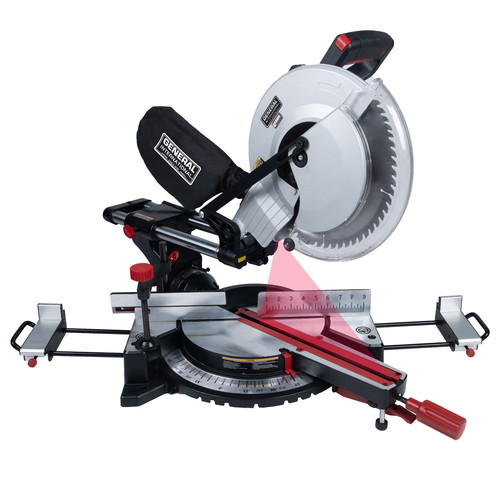 Miter Saws | General International MS3008 15 Amp Sliding Compound 12 in. Electric Miter Saw image number 0