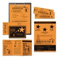Office Jansan | Astrobrights 22851 65 lbs. 8.5 in. x 11 in. Colored Cardstock - Cosmic Orange (250/Pack) image number 3
