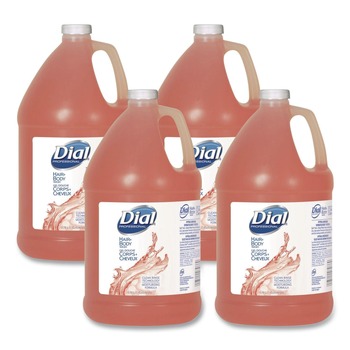 Dial Professional 1 gal. Hair and Body Wash - Neutral Scent (4/Carton)