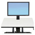  | WorkFit by Ergotron 97-906 25.25 in. 5 in. x 17.38 in. Single HD Monitor Conversion Kit - Black image number 1