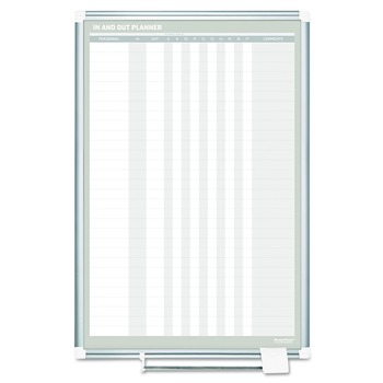MasterVision 24 in. x 36 in. In-Out Magnetic Dry Erase Board - Silver Frame