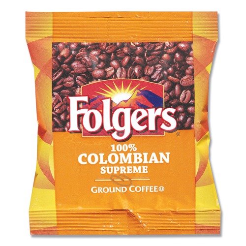 Facility Maintenance & Supplies | Folgers 2550006451 1.75 oz. 100% Colombian Ground Coffee Fraction Packs (42/Carton) image number 0