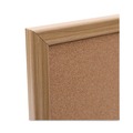 Office Jansan | Universal 43602-UNV 24 in. x 18 in. Cork Board with Oak Style Frame - Tan Surface image number 5