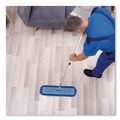Mops | Gritt Commercial GRI17436T 36 in. x 5 in. Microfiber Head 40 in. to 72 in. Silver Aluminum Handle Dust Mop with Telescopic Handle - Blue (1-Kit) image number 9