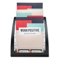 Office Jansan | Deflecto 693704 11.25 in. x 6.94 in. x 13.31 in. 3-Tier Literature Holder - Leaflet Size, Black image number 5
