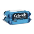 Toilet Paper | Cottonelle 35970 Fresh Care 1-Ply 3.73 in. x 5.5 in. Flushable Cleansing Cloths - White (8/Carton) image number 0