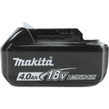Battery and Charger Starter Kits | Makita BL1840BDC1 18V LXT 4 Ah Lithium-Ion Compact Battery and Rapid Charger Kit image number 4