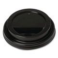 Cups and Lids | Huhtamaki 89435 Dome Sipper Lids for 8 oz. Hot Cups - Black (1000/Carton) image number 1