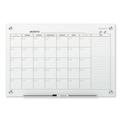 Labor Day Sale! Save $30 off $199! | Quartet GC3624F Infinity 36 in. x 24 in. Magnetic Glass One-Month Calendar Board - White image number 0