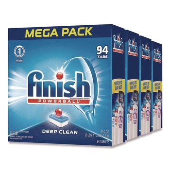 FINISH Powerball Dishwasher Tabs - Fresh Scent (376/Carton)
