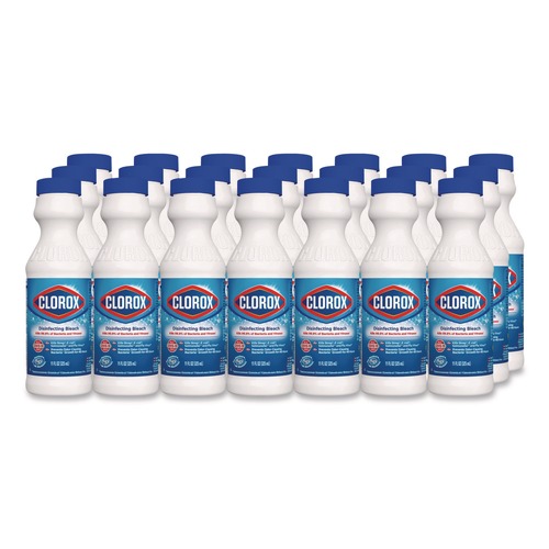 Cleaning & Janitorial Supplies | Clorox 32436 Concentrated Regular Disinfecting Bleach 11 oz Bottle 28/Carton image number 0