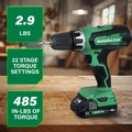 Combo Kits | Metabo HPT KC18DFXM 18V MultiVolt Brushed Lithium-Ion 1/2 in. Cordless Hammer Drill and 1/4 in. Impact Driver Combo Kit (2 Ah) image number 4