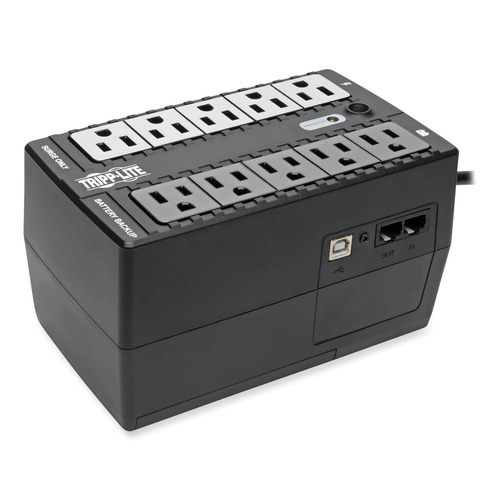 Office Jansan | Tripp Lite INTERNET550U 10 Outlets 550 VA 420 Joules Internet Office Ultra-Compact Desktop Standby UPS USB image number 0