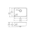 Fixtures | Elkay ELUH2416PD Lustertone Classic 26-1/2 in. x 18-1/2 in. x 8 in. Stainless Steel Single Bowl Undermount Sink with Perfect Drain image number 1