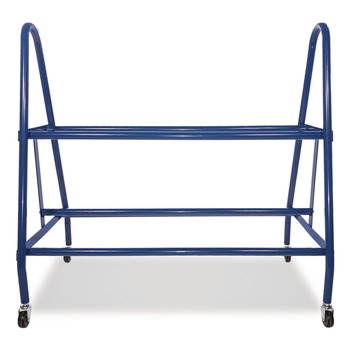 Champion Sports BRC12 17.5 in. x 38 in. x 35.75 in. 132 lb Capacity Heavy-Duty Deluxe Ball Cart - Blue