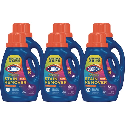 Office Jansan | Clorox 2 30037 33 oz. Bottle Bleach Free For Colors Stain Remover and Laundry Additive - Original (6/Carton) image number 0