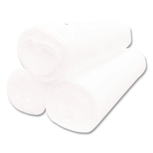 Trash Bags | GEN H386017N 38 in. x 58 in. 60 gallon 17 mic Interleaved Roll High Density Can Liners - Natural (200/Carton) image number 0