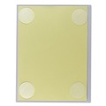 Office Jansan | C-Line 38991 Cubicle Keepers 9.2 in. x 11.41 in. Hook and Loop Backed Display - Clear (25/Box) image number 2