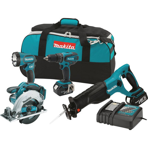 Combo Kits | Makita XT406 18V LXT Li-Ion 4-Piece Combo Kit image number 0