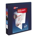 Office Jansan | Avery 79805 3 One Touch EZD Rings 1.5 in. Capacity 11 in. x 8.5 in. Heavy-Duty View Binder with DuraHinge - Navy Blue image number 0