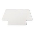 Office Jansan | Deflecto CM11112COM Economat 36 in. x 48 in. Occasional Use Lipped Chair Mat Roll For Low Pile Carpet - Clear image number 2