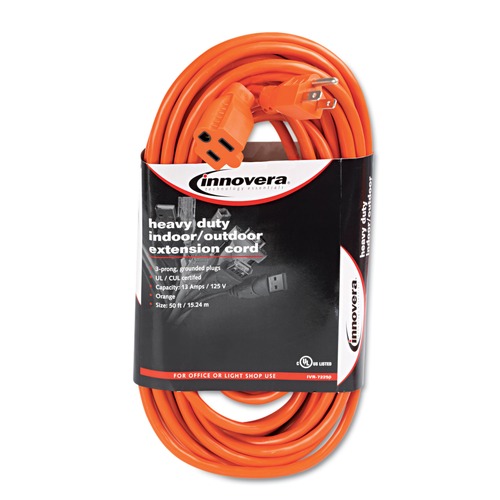  | Innovera IVR72250 Indoor/Outdoor 13 Amp 50 ft. Extension Cord - Orange image number 0