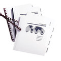 Office Jansan | Avery 11516 Print-On 11 in. x 8.5 in. 5-Tab Customizable Unpunched Dividers - White (5/Pack) image number 3