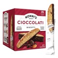 Snacks | Green Rabbit 23808 0.85 oz. Individually Wrapped Biscotti - Cioccolati Dark Chocolate Almond (25/Carton) image number 0