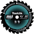 Circular Saw Blades | Makita B-62963 6-1/2 in. 25T Carbide-Tipped Max Efficiency Framing Circular Saw Blade image number 0