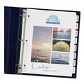 Office Jansan | Avery 11554 Print-On 11 in. x 8.5 in. 8-Tab 3-Hole Customizable Punched Dividers - White (200/Pack) image number 3