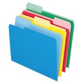 Office Jansan | Pendaflex 82300 1/3-Cut Tabs Assorted Letter Size Colored File Folders - Assorted Colors (24/Pack) image number 0