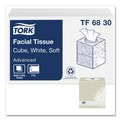 Tissues | Tork TF6830 2-Ply Advanced Facial Tissue - White (94 Sheets/Box, 36 Boxes/Carton) image number 2