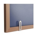 White Boards | Universal UNV43618 48 in. x 36 in. Deluxe Melamine Dry Erase Board - Melamine White Surface, Oak Fiberboard Frame image number 6
