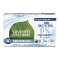 Cleaning & Janitorial Supplies | Seventh Generation 10732913449306 Natural Fabric Softener Sheets - Unscented image number 0