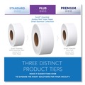 Cleaning & Janitorial Supplies | Scott 03148 3.55 in. x 1000 ft. 2-Ply Essential JRT Jumbo Roll Septic Safe Tissue - White (4 Rolls/Carton) image number 2