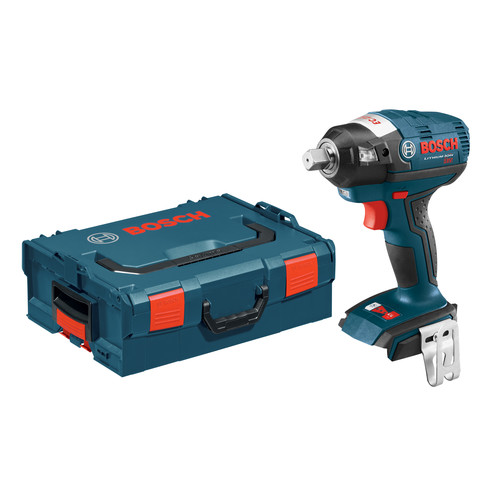 Impact Wrenches | Bosch IWBH182BL 18V Lithium-Ion 1/2 in. Pin Detent Brushless Impact Wrench (Tool Only) with L-BOXX 2 Case & ExactFit Insert Tray image number 0