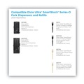  | Dixie SSFD120 SmartStock 10 in. x 8.78 in. x 24.75 in. Mediumweight Polystyrene Fork Dispenser - Smoke (1/Carton) image number 6