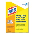 Cleaning Tools | S.O.S. 88320 2.4 in. x 3 in. Steel Wool Soap Pads (15 Pads/Box 12 Boxes/Carton) image number 2